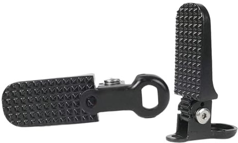 rockible 2X Fahrrad-Hinterradpedale Fahrrad-Fußstütze Fußpedal, Fahrradpedale, Metall Universal Anti Slip BMX Bike Pegs Faltbare Fußrasten