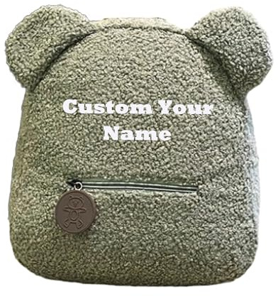 hadefa Individueller Rucksack, personalisierter Laptop-Rucksack mit Stickerei-Namen/Text für Kinder, stil 3, custom, Classic