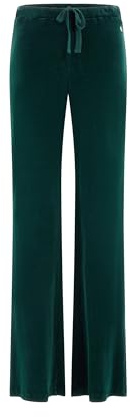 DEHA - Pantalone Chenille Lounge Pants in Cotone, Verde Scuro (L)
