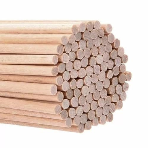 50 Bacchette Stecconi rotondi in bamboo per ZUCCHERO FILATO da 40 cm diametro 5mm