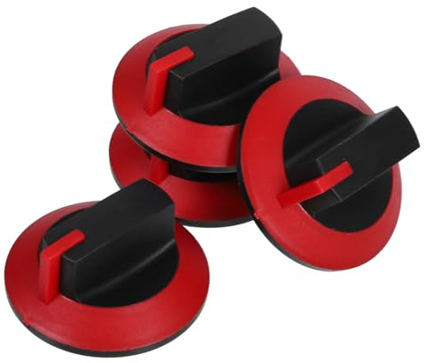 jojofuny 4stücke Gasherd Drehknöpfe Kunststoff Ersatzknöpfe Für Küche Herd Zubehör Einfache Bedienung Ergonomisches Design Langlebig
