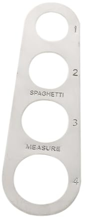 Compact Stainless Steel Spaghetti Measurer with 4 Holes