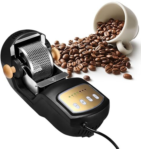 Electric Home Coffee Roaster Roasting Machine, Nuts Barista Home, Electric Coffee Bean Roaster Machine, Grain Dry