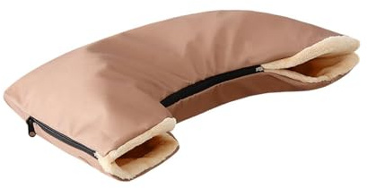 Generic Manoplas para Carritos de Bebé, Guantes para El Frío, Accesorios para Cochecitos, Beige