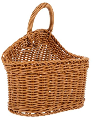 Hohopeti Gestrickter Küchen Wandkorb Aus Kunststoff Aufbewahrungskorb Für Löffel Und Essstäbchen Platzsparende Küchenorganisation Langlebig Und Leicht