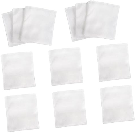 FOYTOKI 200 Stück Baumwoll Wattepads Make Up Entferner Pads Kleinformatig für Gesichtsreinigung Nagellackentfernung Feuchtigkeitsaufnahmefähig Damen Abschminkpads für Tägliche Hautpflege