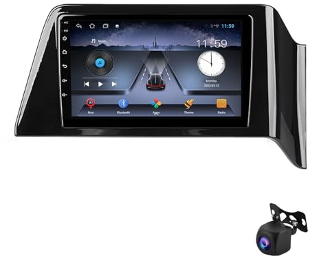 Autoradio Android 13 avec écran Tactile IPS 9 Pouces pour Nissan Serena 6 C28 (2022-2024) - CarPlay sans Fil, Android Auto, Navigation GPS, WiFi + caméra de recul AHD (4 cœurs 1 GHz + 32 GHz