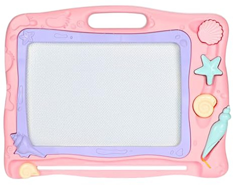 Maltafel, Magnet mit Stift und Stempel, Magnetische Schreibtafel für Kinder Kinder Mädchen Vorschule Geburtstag Weihnachten Neujahr