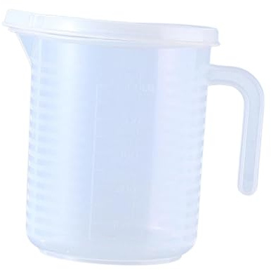 LCSVCCXA Misurino Liquidi Misurino Cucina Misurino Latte Misurino Versatile con Coperchio Resistente Al Calore in Pp Adatto per Misurare Acqua Olio Aceto Latte, 500 Ml