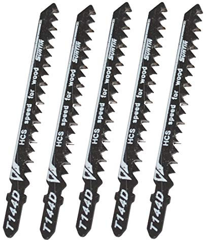 Aexit 5 Pcs T144D 4 Inch 6 TPI T-Drill Hole Style Jigsaw b-Lades (a6f4c99b4a499302d81642ded6585cb2)