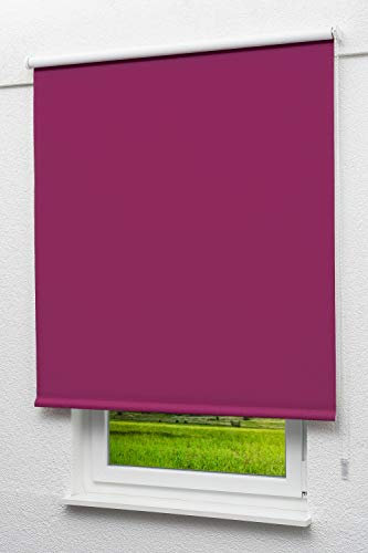 LYSEL Outlet - Verdunkelungsrollo Dunkelmagenta, (B x H) 122.50cm x 190cm in violett/dunkelmagenta
