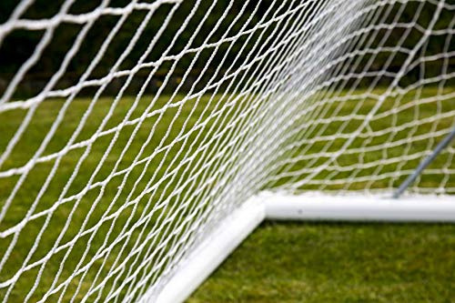 TORNETZ - Fußball - 5 x 2 x 0.8 x 1.5m - 4mm - WEIß