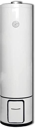 VDS Scaldabagno Combinato Elettrico e Legna 80 Lt, Bianco, Legno