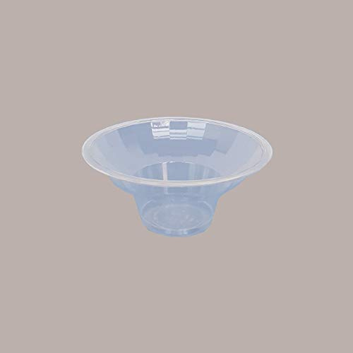 Lucgel Yogosoft Eisbecher aus Kunststoff, transparent, für Eis, Joghurt, 100 ml, 100 Stück