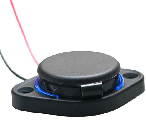 Queen.Y 3. 1A Adattatore per Presa di Corrente per Caricabatterie Doppio USB Presa per Caricabatterie Rapido Impermeabile Presa di Corrente per Montaggio a Pannello di Ricarica per Barca (Blau)