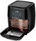 PYRAMIDEA Friggitrice ad Aria 12 L Display Digitale con Dispenser Spray Olio e Ricettario di Errico Porzio colore Nero AF1208