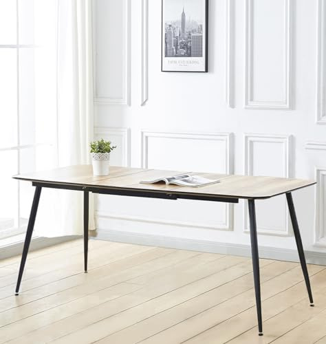 Hallowood Furniture Cullompton Large Extendable Dining Table, 120-180cm Top