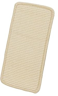 F Fityle Sisal-Kratzmatte mit Klettverschluss, Kratzmatte Katze mit Klettband, Widerstandsfähig Katzenmöbel Fußmatte, Dicke Sisal-Imitat Kratzpad, Sisal Katzenkratzmatte für Wand Ecke, 20 cm x 40 cm