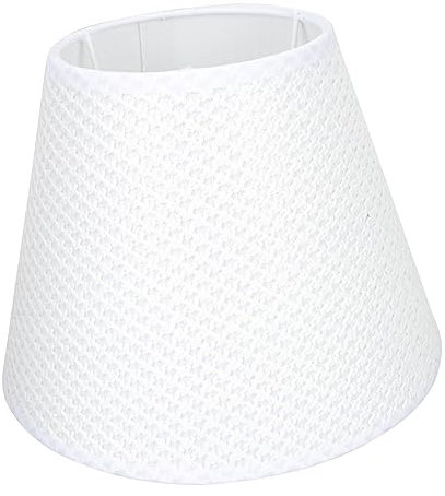 jojofuny Lampenschirm Deckenleuchtenabdeckungen Tischlampe Hängelampe Aus Rattan Lampenzubehör Deckenleuchter Kronleuchterschirme Kandelaber-glühbirnen Weiß E27 Leder Mode Schutz