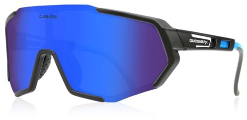 Queshark Fahrradbrille Kinder 8-16, Schutz Kinder Sonnenbrille UV400 für Jungen Mädchen Schutzbrille Outdoorsport