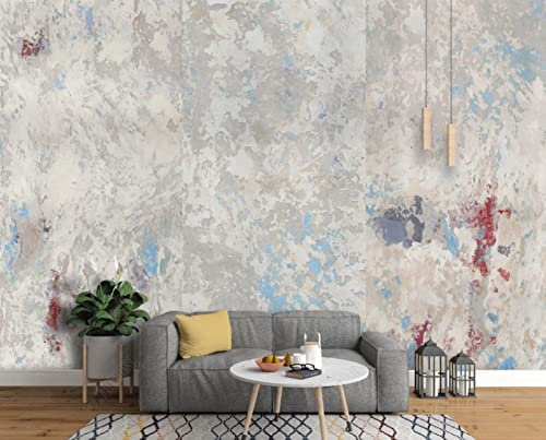 Papier peint 3D abstrait moderne pour salon et chambre à coucher - Design rétro shabby chic - Grande taille - 450 cm (l) x 315 cm (H)