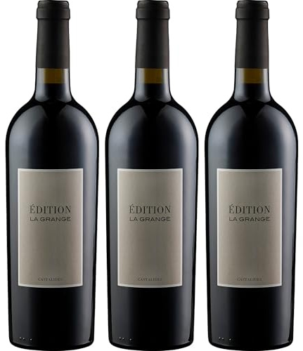 La Grange Castalides Edition AOP Languedoc Rotwein Rot trocken Frankreich inkl. FeinWert E-Book (3 x 0.75 l)