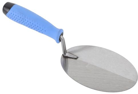 Qcwwy Haute Truelle en Acier en Carbone Cutter chanfreiné Durable pour L'amélioration des Maçons Professionnels de la Maison Grise (S)