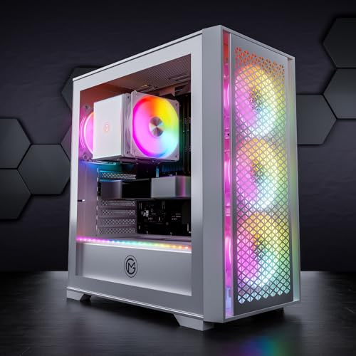 GameMachines Flow Snow Edition - Gaming PC - AMD Ryzen 7 5700X - GeForce RTX 5060-1TB SSD - 16GB DDR4 - WLAN - Win 11 Pro.