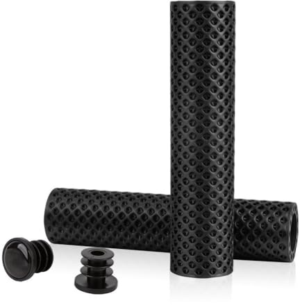MoSundi Puños ergonómicos para manillar de bicicleta, impresión 3D, transpirable, absorbe el sudor, para bicicletas de montaña y carretera, color negro