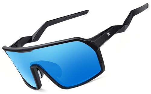 Bircenpro Cycling Sunglasses for Men Women - UV400 Protection Sports Glasses Running Sunglasses for Baseball MTB Golf Softball