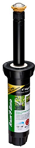 Rain Bird 12SAPROPR Pressure Regulating (PRS) High-Efficiency Pro Rotary Sprinkler, Hand Adjustable 45° - 270° Pattern, 13' - 18' Spray Distance, 4 Pop-up Height