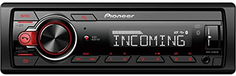 Pioneer MVH-330DAB-AN, 1DIN Autoradio mit RDS und DAB+, USB, AUX-Eingang, Bluetooth, geringe Einbautiefe, inklusive DAB-Antenne