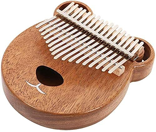 KISOARTWQ Kalimba Instrument daumenklavier Keys Portable kalimbas Marimba Ahorn Furnier Daumenbär Piano Tote Bag Kind Erwachsene 17-Tasten Musikinstrument Geeignet für Kinder Erwachsene(Color:Wo
