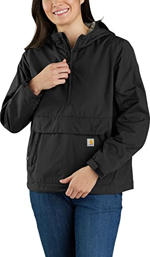 Carhartt Women's Rockford Anorak, Black, Large