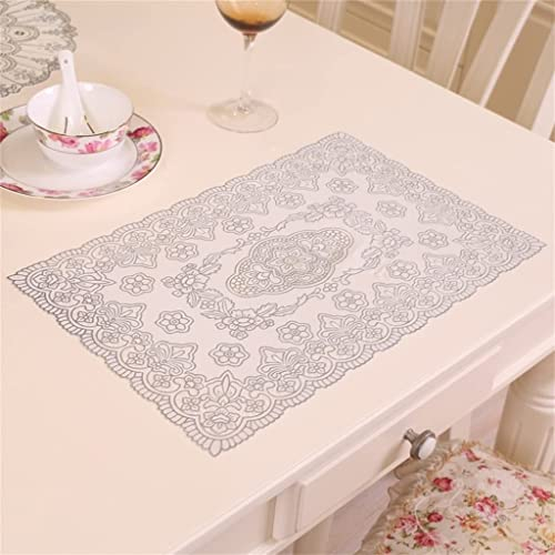 AUGUSE Salvamanteles Individuales Aislamiento de Alimentos Mantel Individual Plato Cubiertos Copa Mat Protector Mat Table Mat Bowl Comedor Mat (Color : B, Size : 6pcs)
