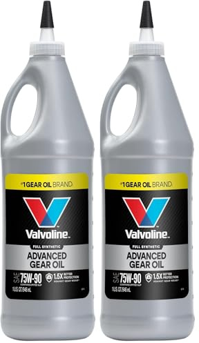 Valvoline Advanced Full Synthetic 75W-90 Gear Oil 1 QT (Pack of 2)
