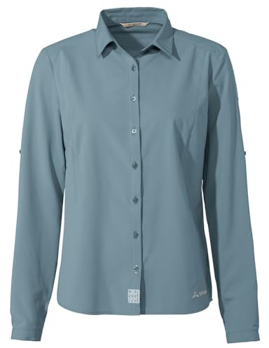 VAUDE Womens Rosemoor LS Shirt IV, 42/42 Damen, Nordic Blue