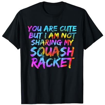 Squash Trainer Lustiger Squash Spruch Squash Spieler T-Shirt
