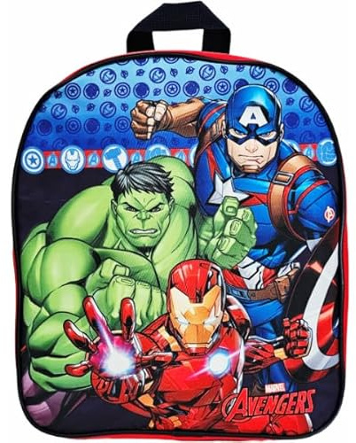 I Love Shopping Sac à dos 3D Deluxe pour enfants Sac en relief maternelle Fermeture éclair et porte-bouteille d'eau Taille unique Pour Avengers Hulk