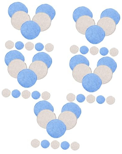 MUCKLILY 50stücke Auto Wachsapplikator Pads Mikrofaserschaum Schwämme Zum Polieren Reinigen Und Wachsen Von Hochwertige Wasch Und Polierpads Für Glänzende Oberflächen