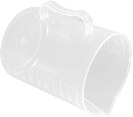 PRETYZOOM Taza Medidora De Aceite Vaso Medidor De Plástico Asa Para Mezclar y Verter Líquidos Cuidado Del Césped y Aceite De Motor Para Uso Automotriz y Laboratorio