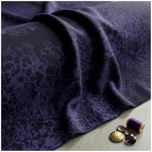 French Terry Kombistoff – Deep Water by Thorsten Berger Oeko-Tex – 150 cm breit – Sweatstoff 1/2 Meterware f. Kleidung, Baby & Sommermode