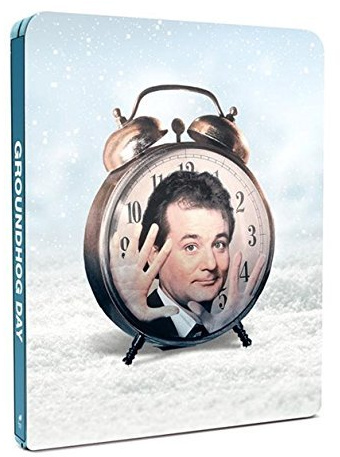 Gift Card with Red Bow-Groundhog Day 2017 15th Anniversary Special Edition Blu-ray Steelbook Matt Varnish Gloss Spot UV Region Free