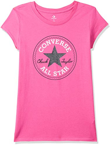 Converse S6495425 T-Shirt à Manches Courtes pour Enfant, Multicolore, 12 años Mixte