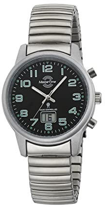 Master Time Funk Quarz Damen Uhr Analog-Digital mit Edelstahl Armband MTLA-10764-22Z