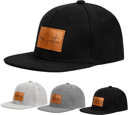 Mostop Casquette personnalisée pour Tout-Petit, Casquette de Baseball personnalisée pour Enfant, Casquette de Camion réglable, Casquette Snapback pour bébé garçon