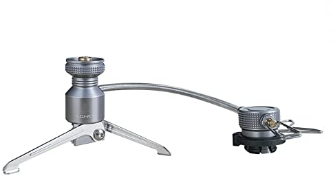 Gasherd Adapter, Outdoor Stativ Butan Tank Adapter,Faltbarer Camping Gases Herde Anschluss für Kochen im Freien, Wandern, Picknick, Trekking