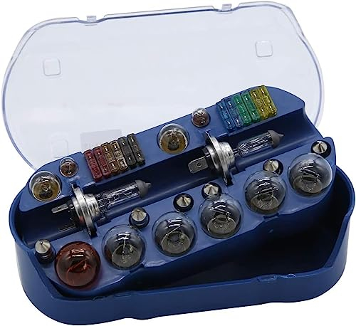 SHLPDFM H7 Lampenbox Lampen Birnen Beleuchtung Glühlampen Sicherungen Set 12V 30 tlg.