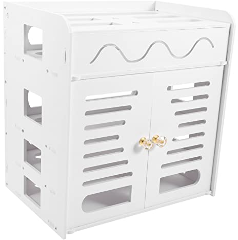 Gatuida Aufbewahrung Box Für Router Und Kabel Organizer-Regal Steckdosenhalterung Platzsparend Und Stabil Für Heimgebrauch