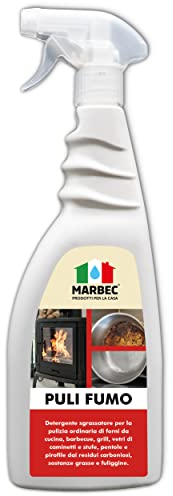 MARBEC PULI FUMO 750ML Detergente spray sgrassatore forte per pulizia ordinaria di forni, barbecue, stufe e pirofile